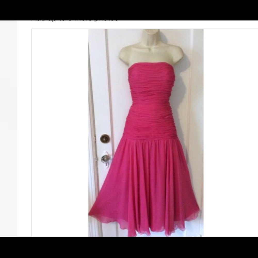 Pleated Strapless Jean-Louis Scherrer VintageDress